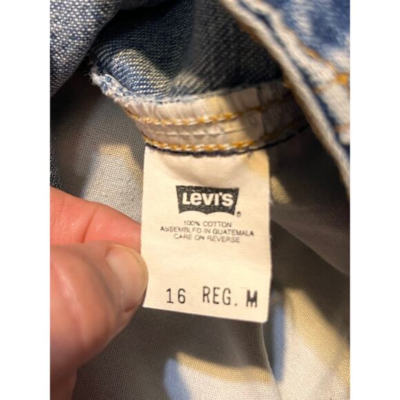 Vintage Levi's Jeans Women's 16 R Baggy Ankle Carpenter Denim Light Wash Skater - Picture 7 of 11
